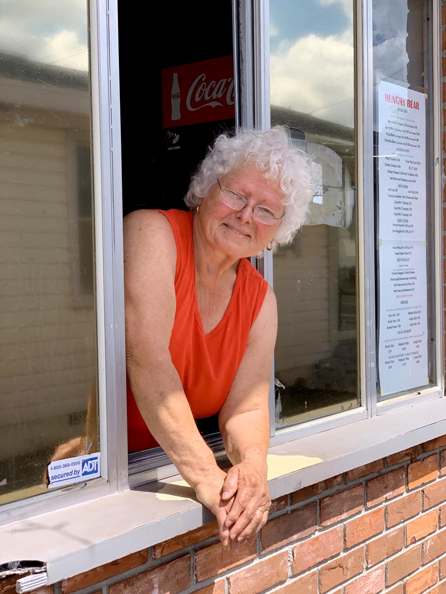 Linda at Hungry Bear